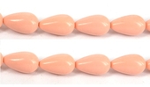 Resin Teardrop Coral 12x20mm EACH-beads incl pearls-Beadthemup