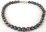 45cm Sterling Silver  & Fresh Water Edison Black 10-16mm Pea