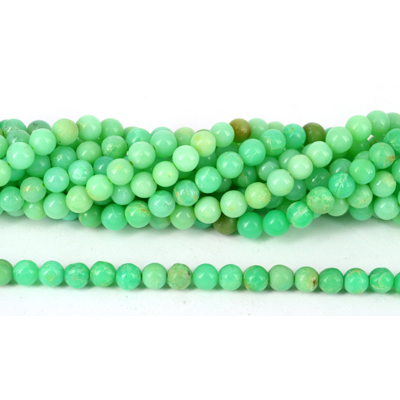 Chrysophase Polished Round 6mm beads per strand 70