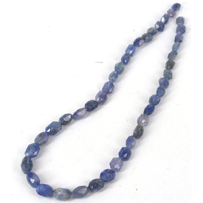Tanzanite Faceted oval 8x10-10x11mm strand