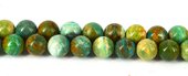 Blue opal Peru Polished Round 14mm EACH-beads incl pearls-Beadthemup