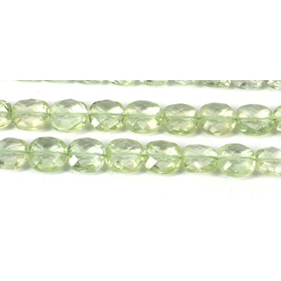 Green Amethyst Faceted Cushion app 11mm EACH