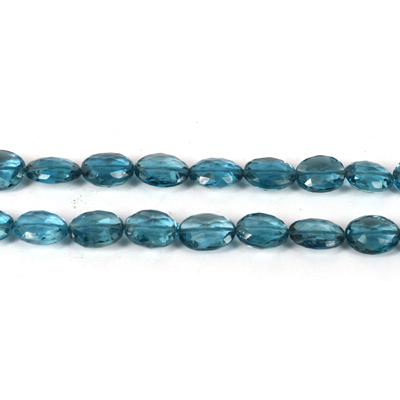 London Blue Topaz Faceted Oval 12x10mm EACH