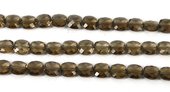 Smokey Quartz Faceted Cushion app 10mm EACH BEAD-beads incl pearls-Beadthemup