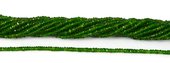 Chrome Diopside Faceted Rondel 3.3mm beads per strand 240-beads incl pearls-Beadthemup