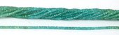 Shaded Apatite Faceted Rondel 4x2mm strand-beads incl pearls-Beadthemup