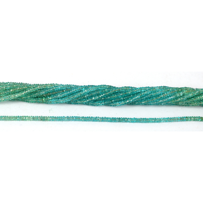 Shaded Apatite Faceted Rondel 4x2mm strand
