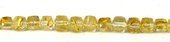Golden Rutile Faceted Cube app 6mm EACH-beads incl pearls-Beadthemup