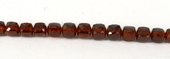 Hessonite Garnet Faceted Cube app 8mm EACH-beads incl pearls-Beadthemup