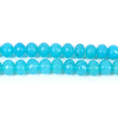 Chalcedony Faceted Rondel 7x9mm EACH