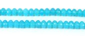 Chalcedony Faceted Rondel 9x12mm EACH-beads incl pearls-Beadthemup