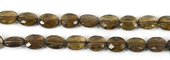 Smokey Quartz Faceted Oval 9x11mm EACH BEAD-beads incl pearls-Beadthemup