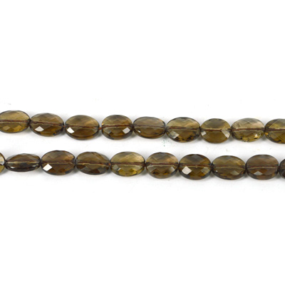 Smokey Quartz Faceted Oval 9x11mm EACH BEAD