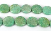 Amazonite Flat Round 30mm EACH-beads incl pearls-Beadthemup