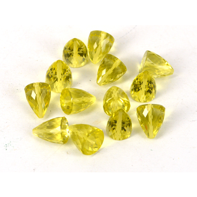 Lemon Quartz Faceted Bullet 10x12mm EACH