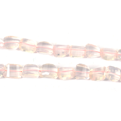 Rose Quartz Faceted Nugget app 15x12mm EACH BEAD