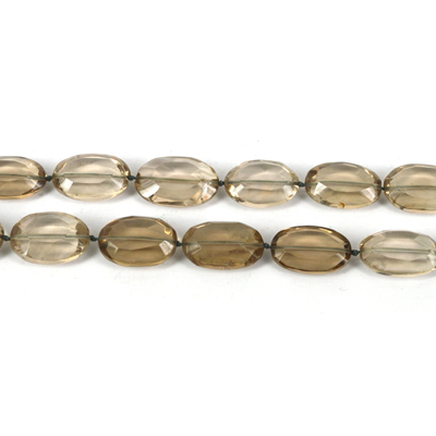 Smokey Quartz Faceted Oval app 23x16mm EACH BEAD