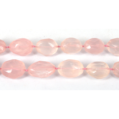 Rose Quartz nugget app 22x15mm EACH BEAD
