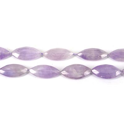 Lavander Amethyst Faceted Elipse app 29x16mm EACH bead