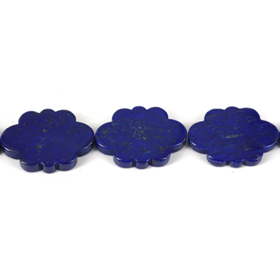 Lapis Cloud shape 34x25mm EACH bead