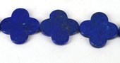 Lapis Natural 30mm Flower bead EACH bead-beads incl pearls-Beadthemup