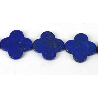 Lapis Natural 30mm Flower bead EACH bead