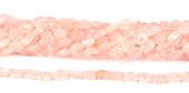 Rose Quartz Polished Nugget app 8mm 35cm-beads incl pearls-Beadthemup