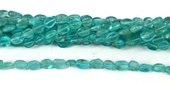 Apatite Polished Nugget app 8mm 35cm-beads incl pearls-Beadthemup