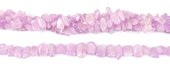 LAST STRANDS Kunzite S/Drill nugget grad 9-20mm strand 39 cm-beads incl pearls-Beadthemup