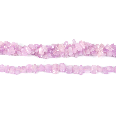 Kunzite S/Drill nugget grad 9-20mm strand 39 cm