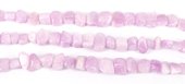 Kunzite S/Drill nugget grad 9-17mm strand 39cm-beads incl pearls-Beadthemup