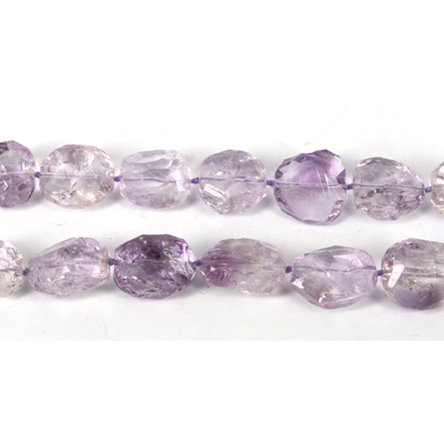 Amethyst Faceted Nugget app 22 mm EACH