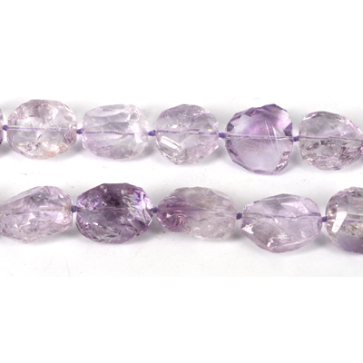 Amethyst Faceted Nugget app 26mm EACH