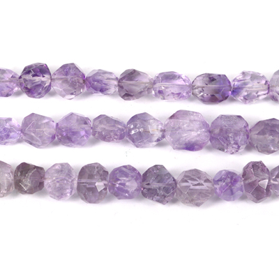 Amethyst Faceted Nugget app 14mm EACH