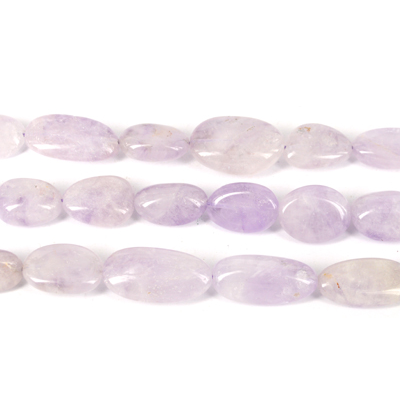 Amethyst Polished Nugget app 22mm 40cm strand