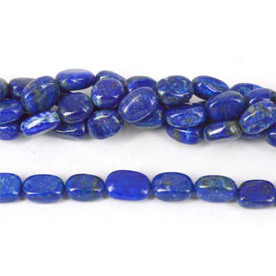 Lapis Polished Nugget 10x13mm strand 40cm