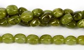 Green Garnet A+Polished Nugget app 17mm 39cm-beads incl pearls-Beadthemup