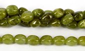 Green Garnet Polished Nugget 12x16+mm strand 25 beads-beads incl pearls-Beadthemup