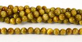 Golden Tiger Eye Polished Round 10mm beads per strand 38Bead-beads incl pearls-Beadthemup