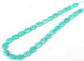 Amazonite Peru Flat Oval 10X14X6mm/29 Bead-beads incl pearls-Beadthemup