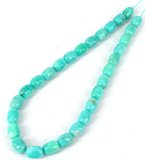 Amazonite Peru 10x14mm Polished Barrel strand-beads incl pearls-Beadthemup