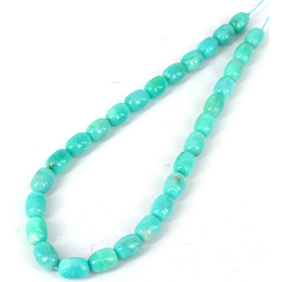 Amazonite Peru 10x14mm Polished Barrel strand