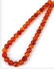 LAST STRAND Carnelian Faceted Round 10mm beads per strand 39Beads-beads incl pearls-Beadthemup