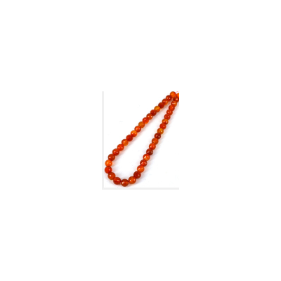 LAST STRAND Carnelian Faceted Round 10mm beads per strand 39Beads
