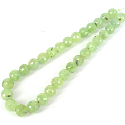 LAST STRANDS Prehnite Faceted Round 13mm beads per strand 31Beads