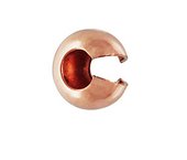 14k ROSE Gold filled 4mm crimp cover 20 pack-findings-Beadthemup