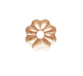 14k ROSE Gold filled 4mm cap 10 pack-findings-Beadthemup