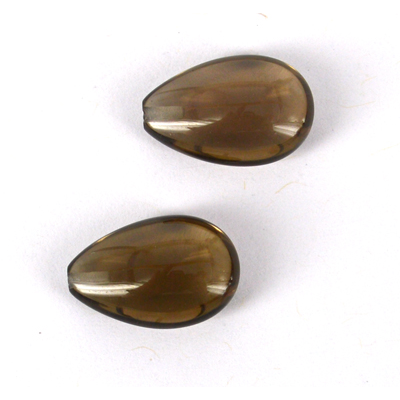 Smokey Quartz A Polished Briolette 10x15mm PA