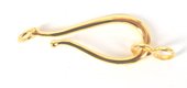 Vermeil Clasp hook 55mm-findings-Beadthemup