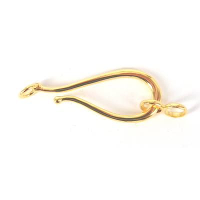 Vermeil Clasp hook 55mm